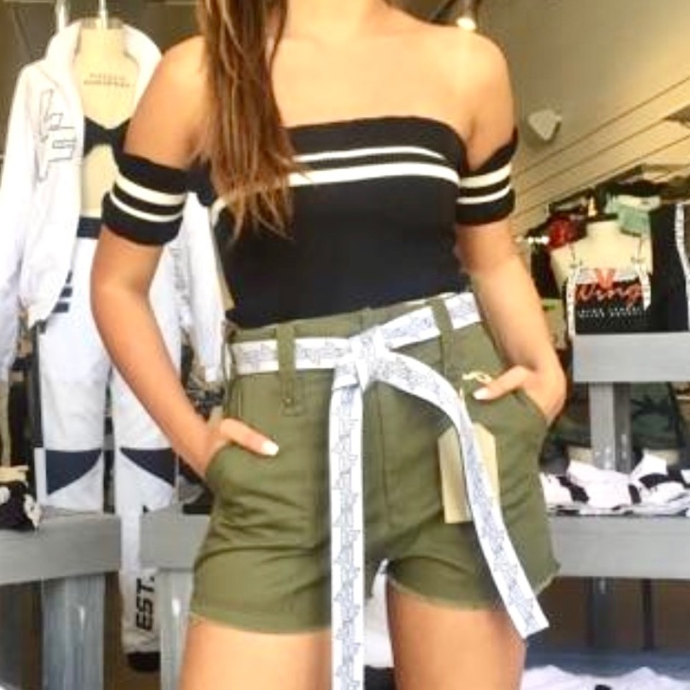 LF knit off the shoulder top